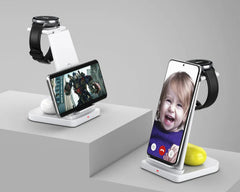Three-in-one Wireless Phone And Watch Wireless Charging